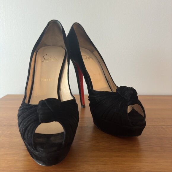 Christian Louboutin Greissimo Pump Black Suede - Picture 9 of 9